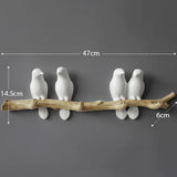 Living Room Hanger Resin Bird hanger key Holder