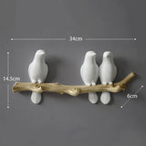 Living Room Hanger Resin Bird hanger key Holder