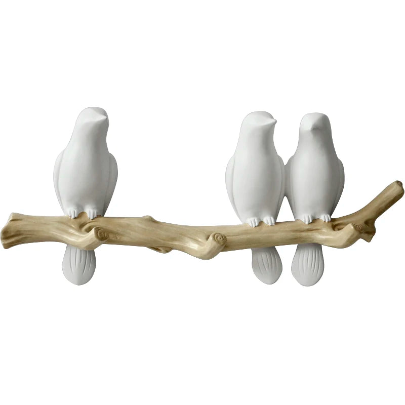 Living Room Hanger Resin Bird hanger key Holder