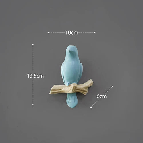 Living Room Hanger Resin Bird hanger key Holder