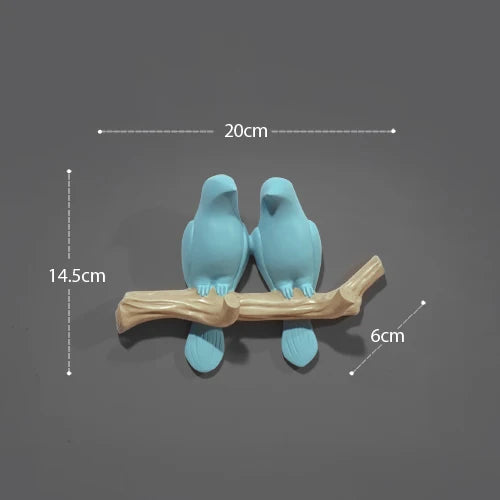 Living Room Hanger Resin Bird hanger key Holder