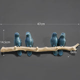 Living Room Hanger Resin Bird hanger key Holder