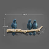 Living Room Hanger Resin Bird hanger key Holder