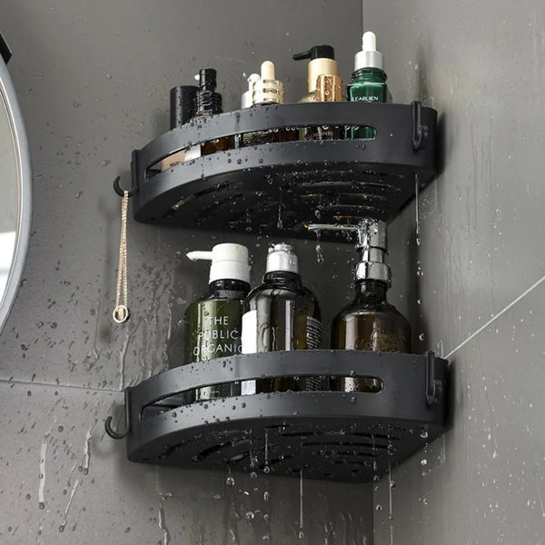 No punching required Bathroom Shower Caddy