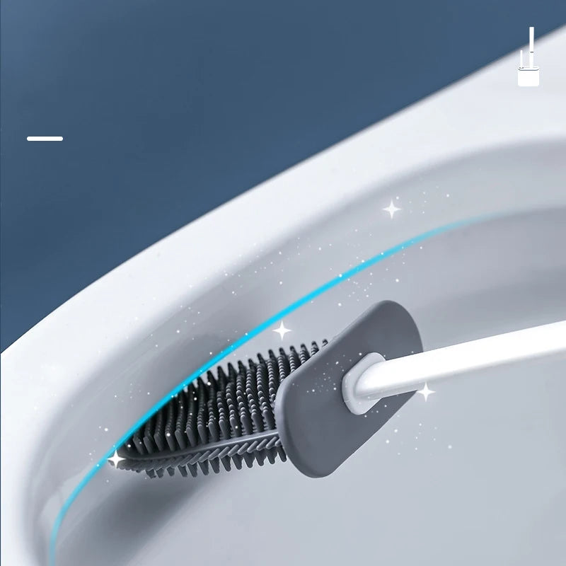 Silicone Toilet Brush Cleaning Brush