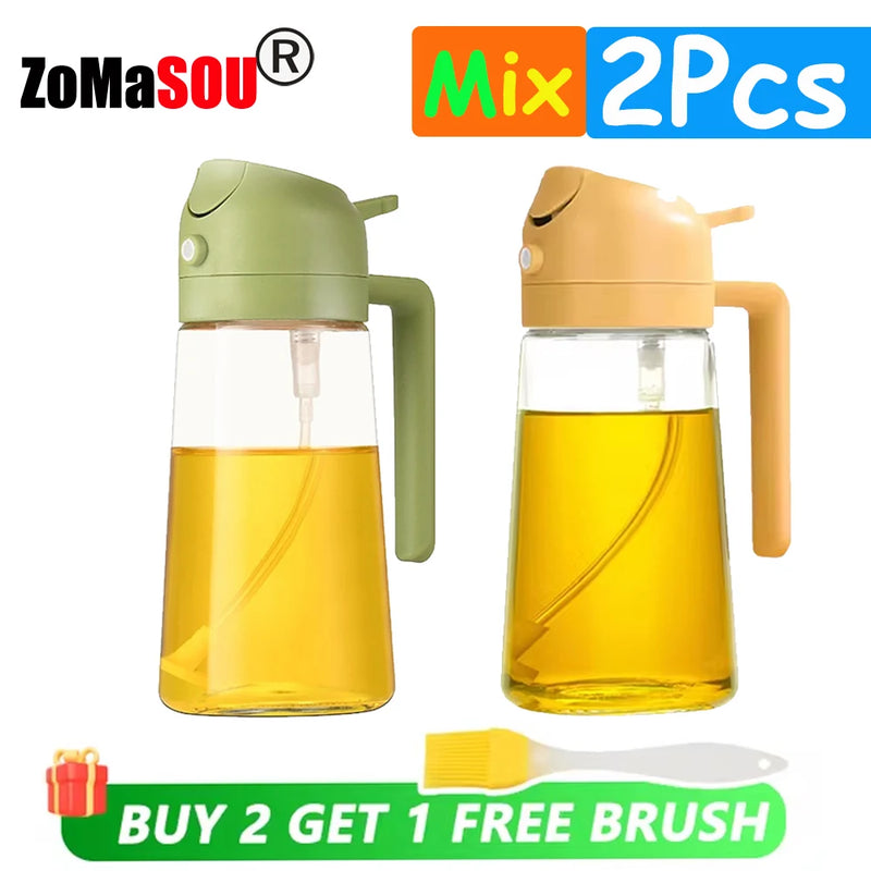 Plastic Oil Dispenser Bottle for Kitchen Use