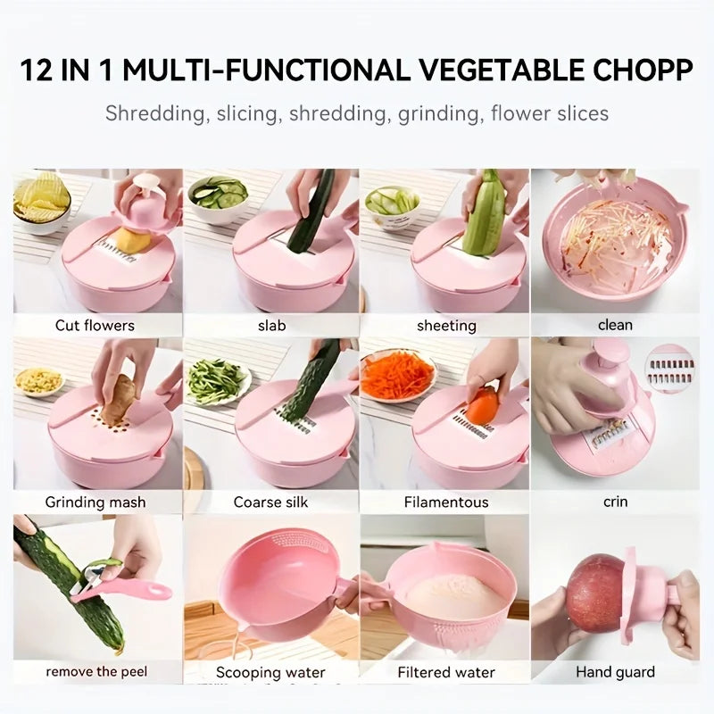 All-in-One Vegetable Chopper and Slicer for Kitchens