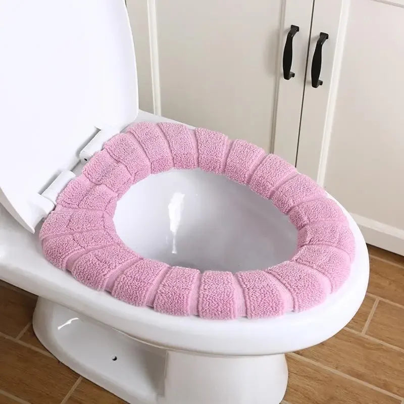 Toilet Seat Cover Warm Soft Acrylic Washable Mat