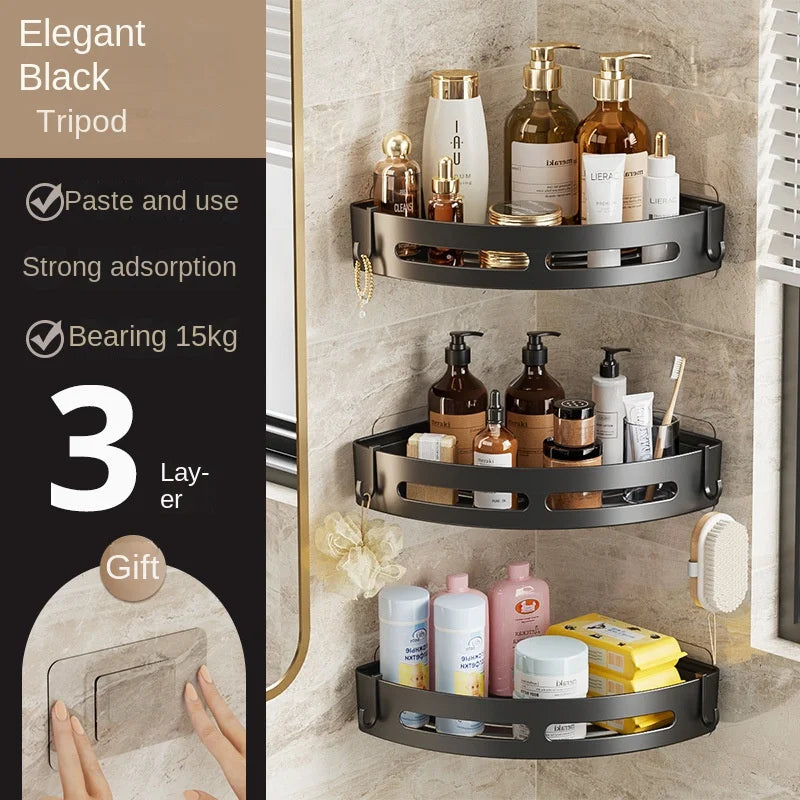 No punching required Bathroom Shower Caddy