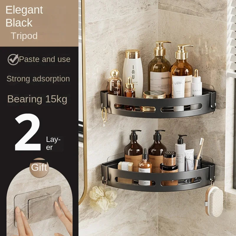 No punching required Bathroom Shower Caddy