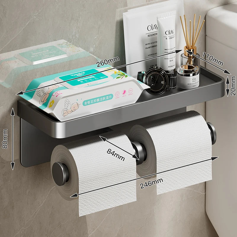 Aluminum Alloy Toilet Paper Holder