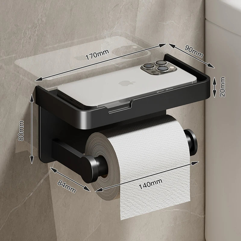 Aluminum Alloy Toilet Paper Holder