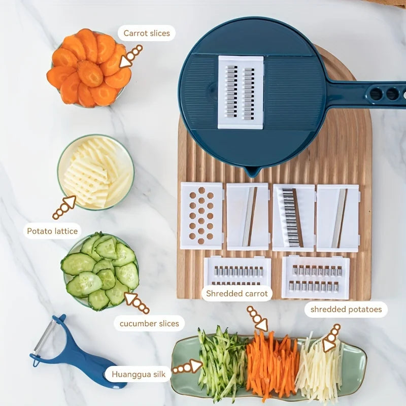 All-in-One Vegetable Chopper and Slicer for Kitchens