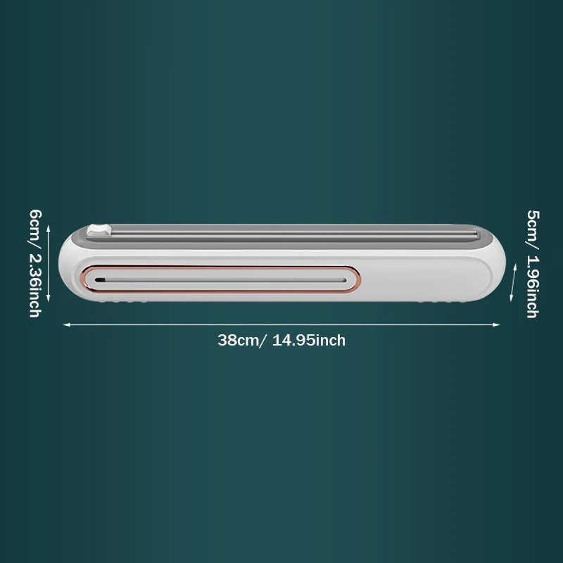 Magnetic Dispenser for Plastic Wrap and Foil