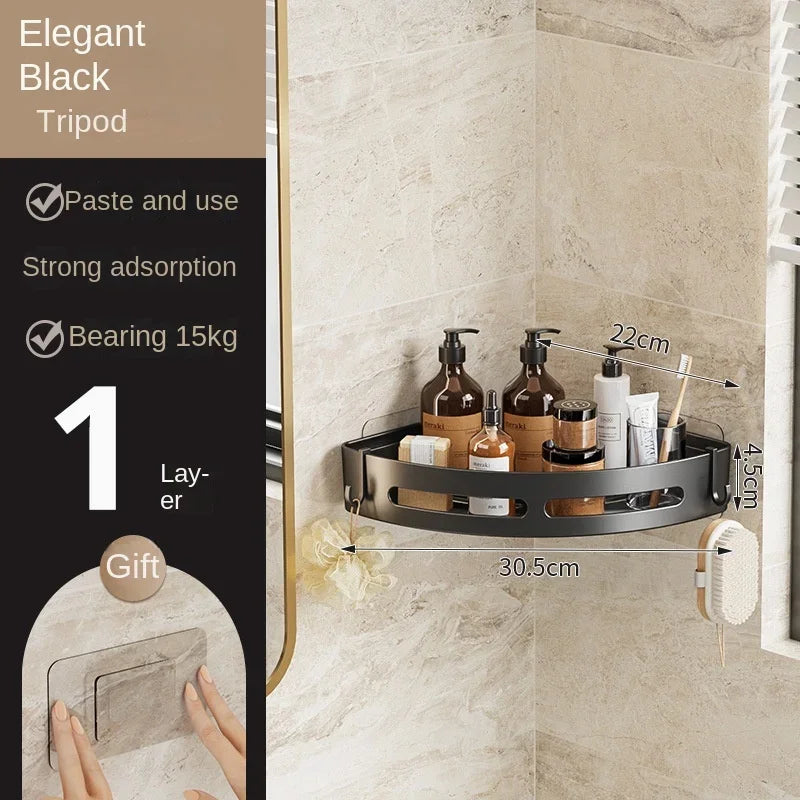 No punching required Bathroom Shower Caddy